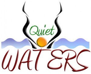 The Quiet Waters logo - well, one we dreamed up Logo for Quiet Waters