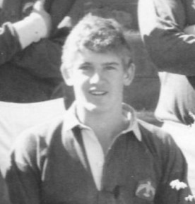 Bruce Burrell, in the 1st XV photo of 1974