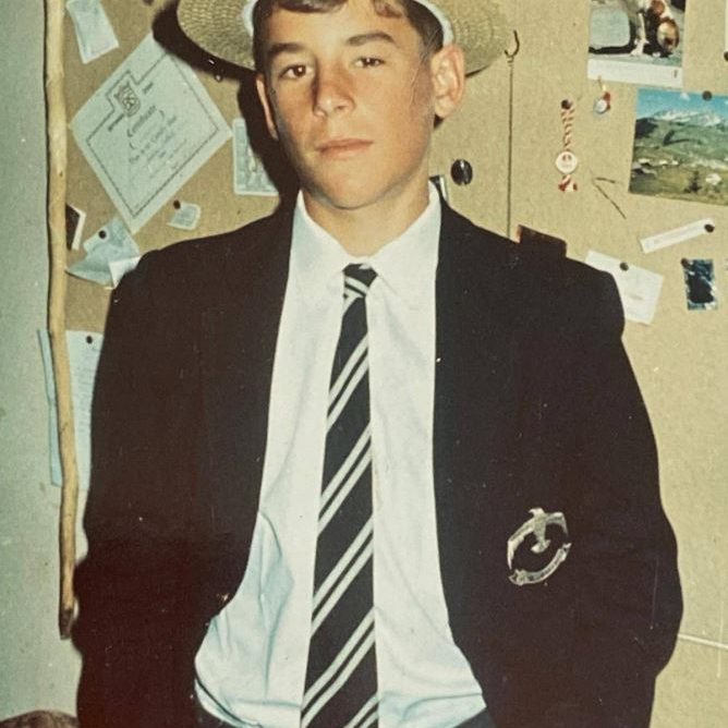 Julian Pellatt in his first year at Falcon
